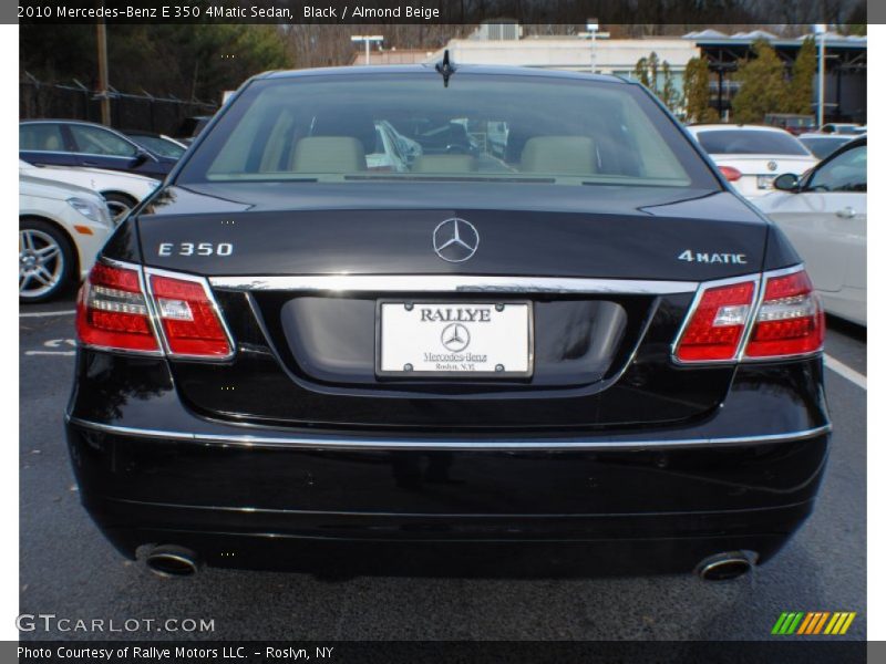 Black / Almond Beige 2010 Mercedes-Benz E 350 4Matic Sedan