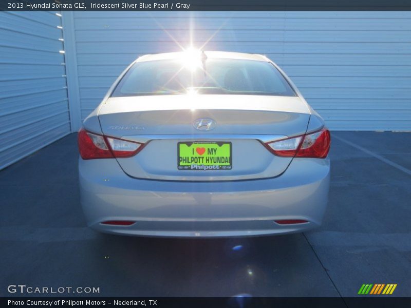 Iridescent Silver Blue Pearl / Gray 2013 Hyundai Sonata GLS