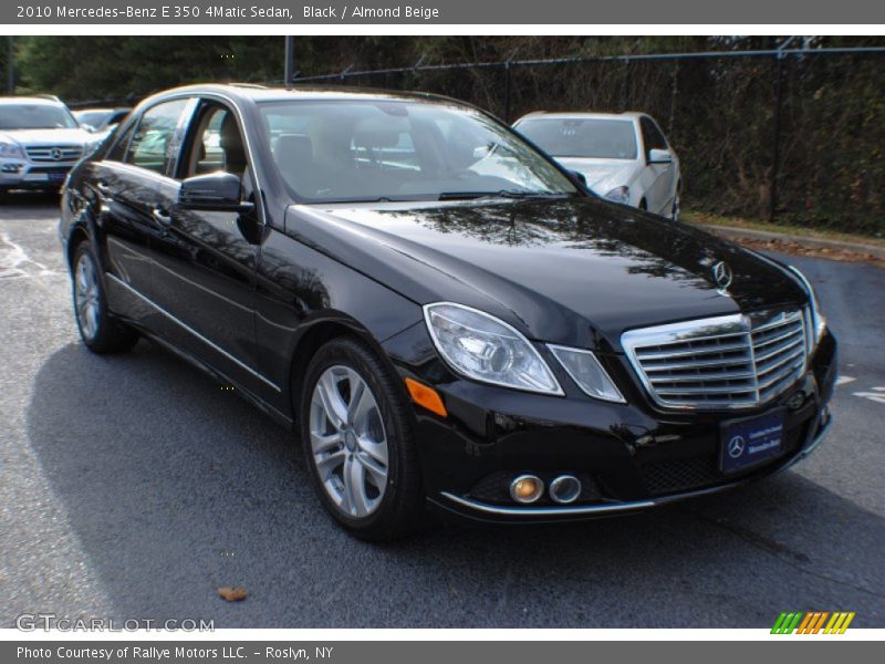Black / Almond Beige 2010 Mercedes-Benz E 350 4Matic Sedan