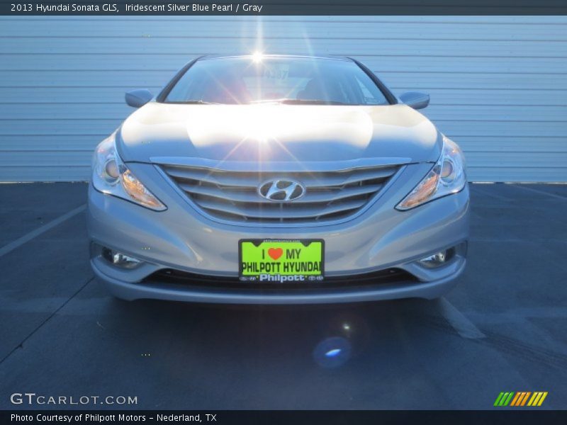 Iridescent Silver Blue Pearl / Gray 2013 Hyundai Sonata GLS