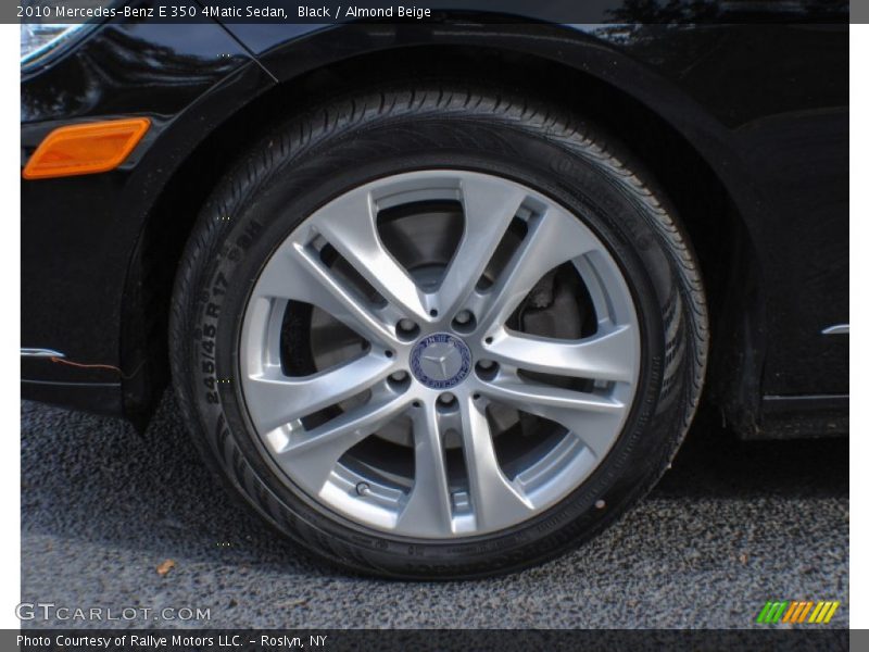 Black / Almond Beige 2010 Mercedes-Benz E 350 4Matic Sedan