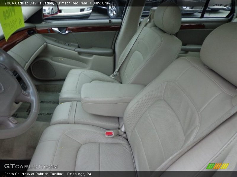 Crimson Red Pearl / Dark Gray 2004 Cadillac DeVille Sedan