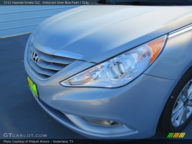 Iridescent Silver Blue Pearl / Gray 2013 Hyundai Sonata GLS
