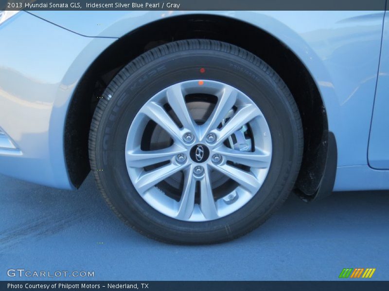 Iridescent Silver Blue Pearl / Gray 2013 Hyundai Sonata GLS