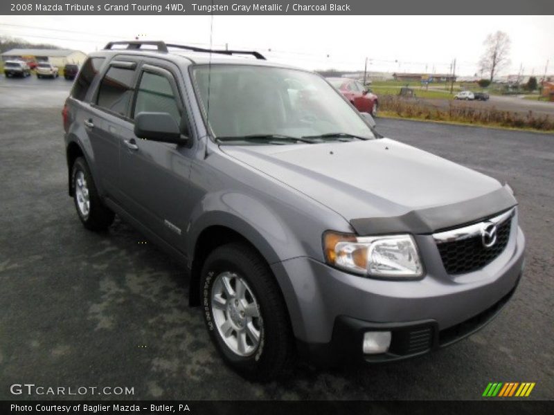 Tungsten Gray Metallic / Charcoal Black 2008 Mazda Tribute s Grand Touring 4WD