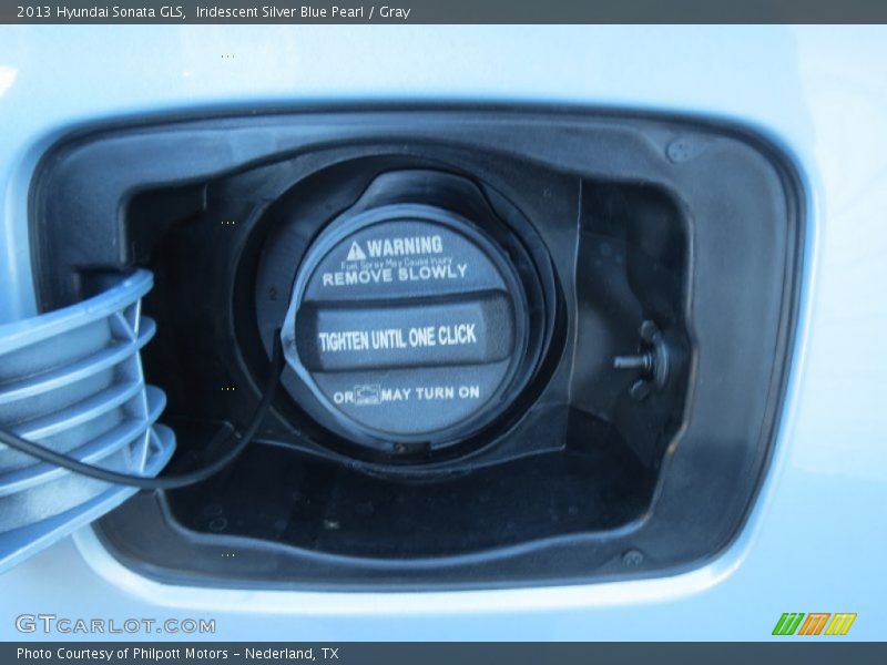 Iridescent Silver Blue Pearl / Gray 2013 Hyundai Sonata GLS
