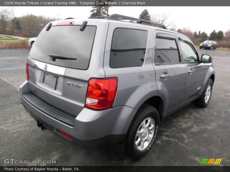 Tungsten Gray Metallic / Charcoal Black 2008 Mazda Tribute s Grand Touring 4WD