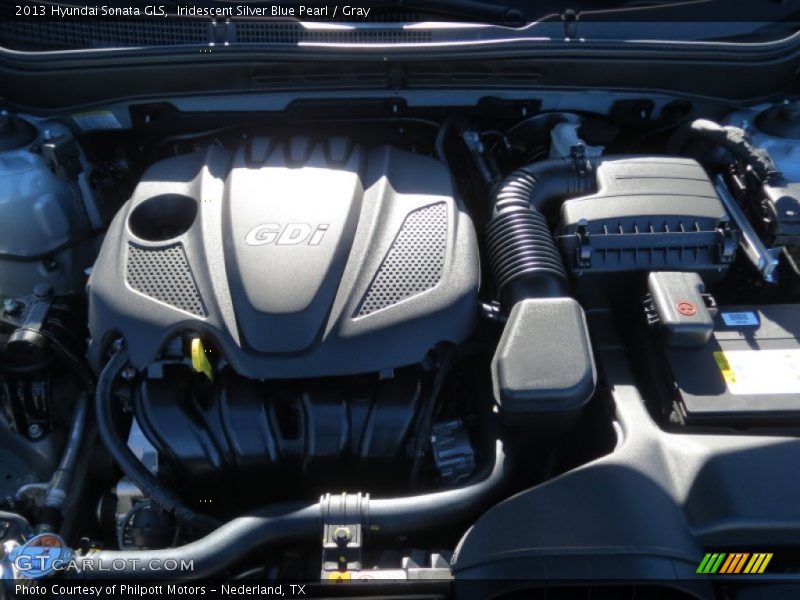 Iridescent Silver Blue Pearl / Gray 2013 Hyundai Sonata GLS