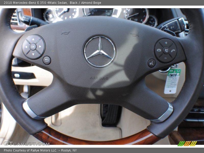 Black / Almond Beige 2010 Mercedes-Benz E 350 4Matic Sedan
