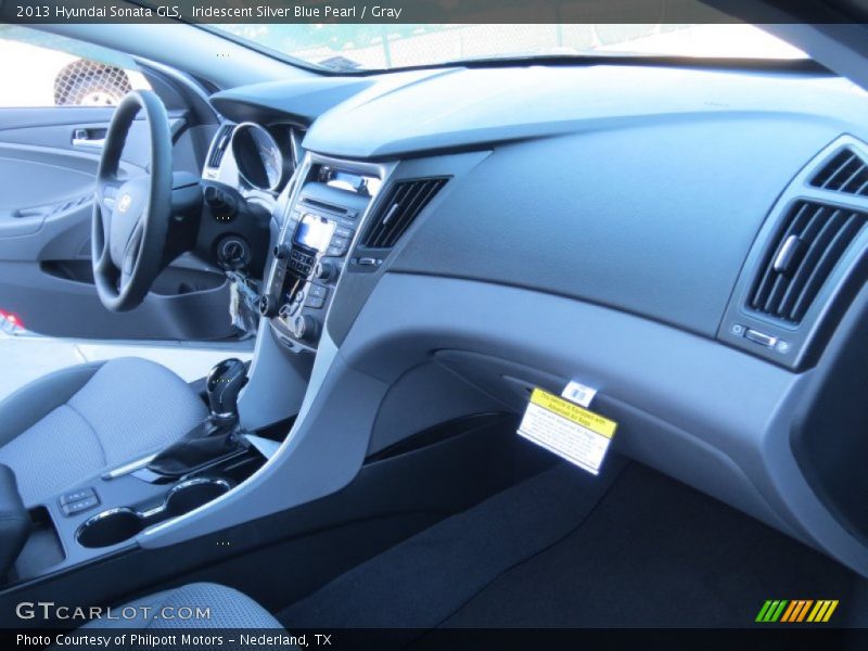 Iridescent Silver Blue Pearl / Gray 2013 Hyundai Sonata GLS