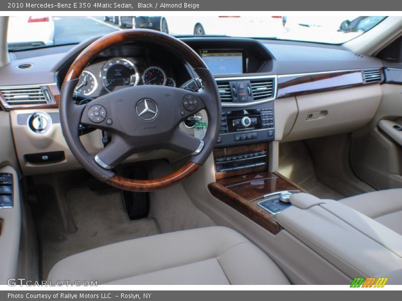 Black / Almond Beige 2010 Mercedes-Benz E 350 4Matic Sedan