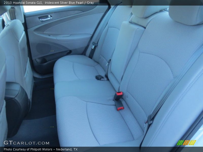 Iridescent Silver Blue Pearl / Gray 2013 Hyundai Sonata GLS