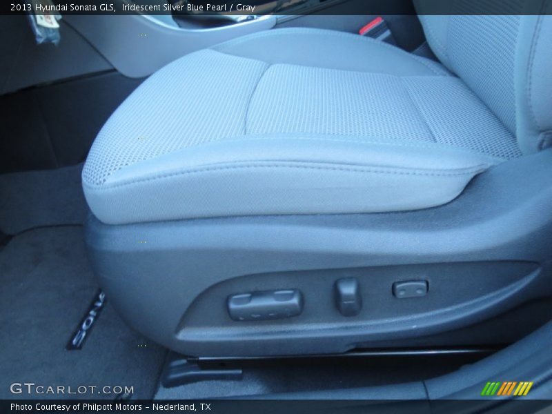 Iridescent Silver Blue Pearl / Gray 2013 Hyundai Sonata GLS