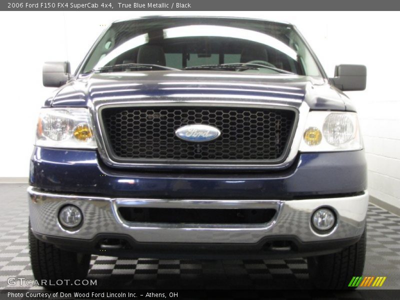 True Blue Metallic / Black 2006 Ford F150 FX4 SuperCab 4x4