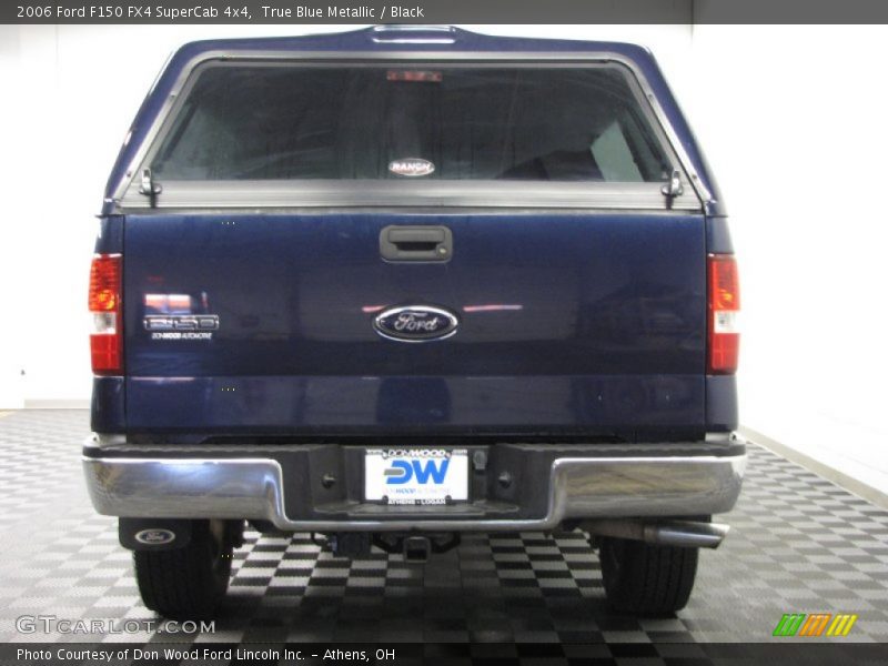True Blue Metallic / Black 2006 Ford F150 FX4 SuperCab 4x4