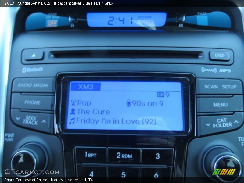 Iridescent Silver Blue Pearl / Gray 2013 Hyundai Sonata GLS