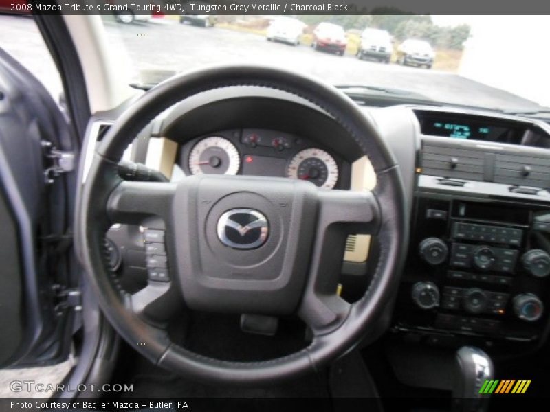 Tungsten Gray Metallic / Charcoal Black 2008 Mazda Tribute s Grand Touring 4WD