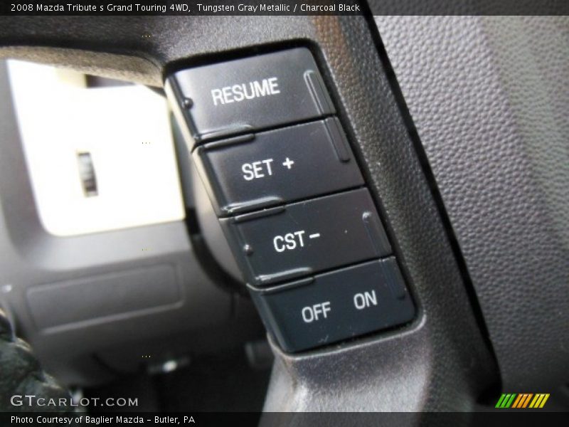 Tungsten Gray Metallic / Charcoal Black 2008 Mazda Tribute s Grand Touring 4WD