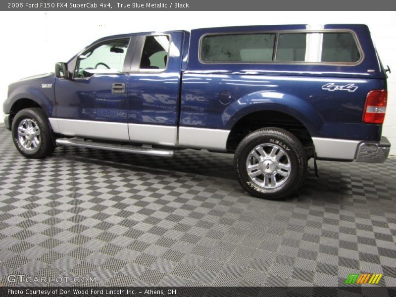 True Blue Metallic / Black 2006 Ford F150 FX4 SuperCab 4x4