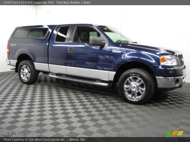True Blue Metallic / Black 2006 Ford F150 FX4 SuperCab 4x4