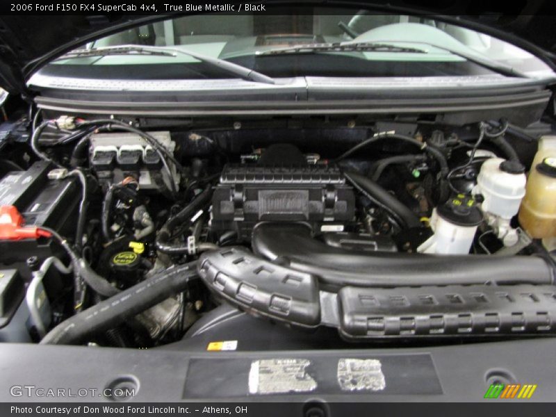 True Blue Metallic / Black 2006 Ford F150 FX4 SuperCab 4x4