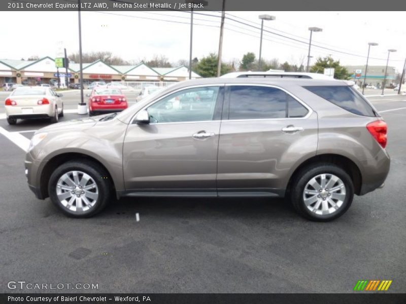 Mocha Steel Metallic / Jet Black 2011 Chevrolet Equinox LTZ AWD