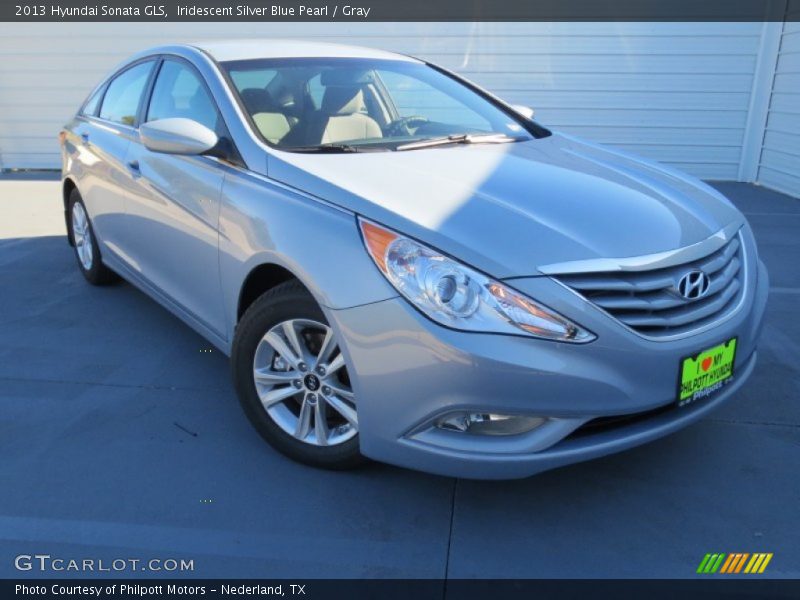 Iridescent Silver Blue Pearl / Gray 2013 Hyundai Sonata GLS
