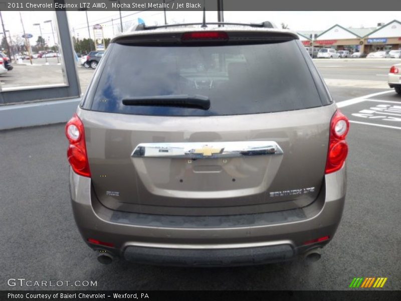 Mocha Steel Metallic / Jet Black 2011 Chevrolet Equinox LTZ AWD