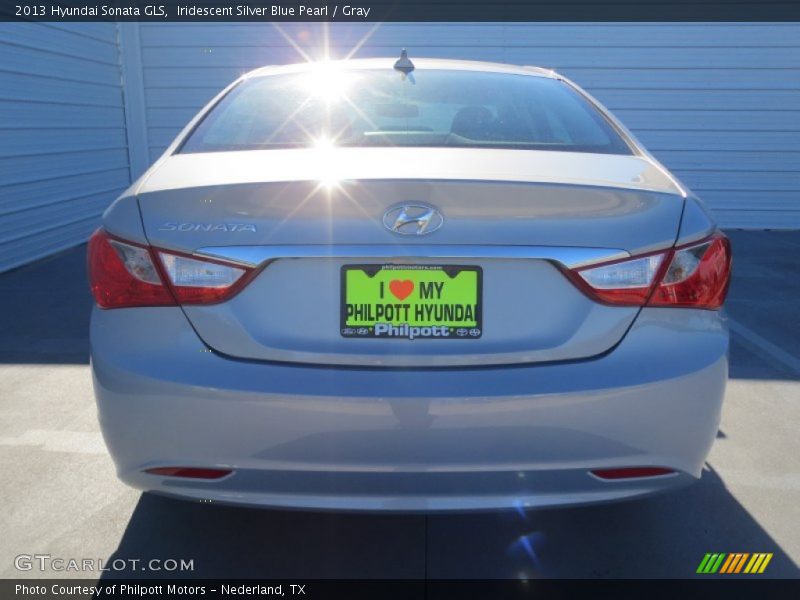 Iridescent Silver Blue Pearl / Gray 2013 Hyundai Sonata GLS