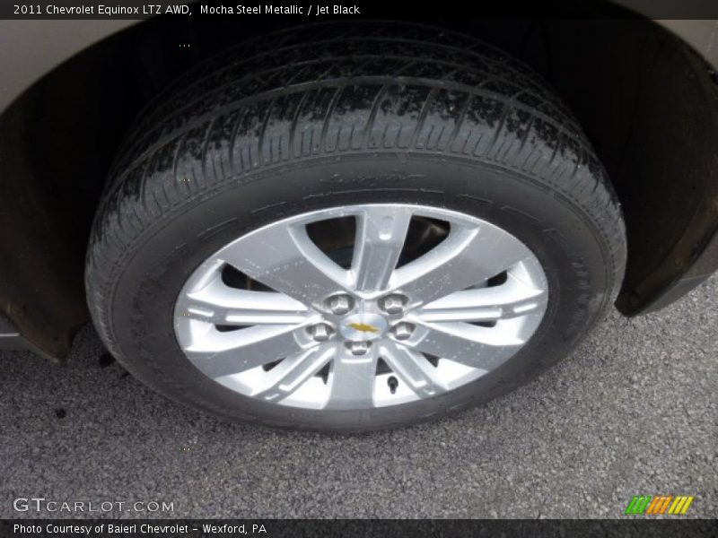 Mocha Steel Metallic / Jet Black 2011 Chevrolet Equinox LTZ AWD