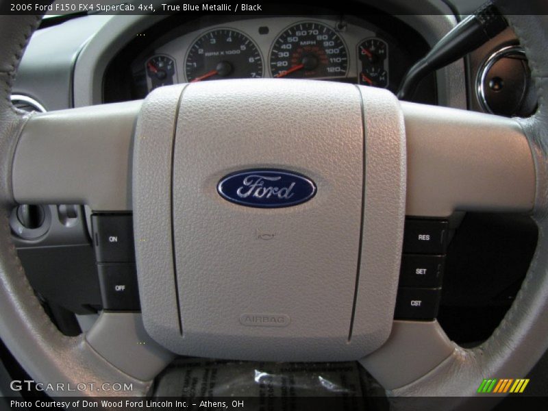 True Blue Metallic / Black 2006 Ford F150 FX4 SuperCab 4x4