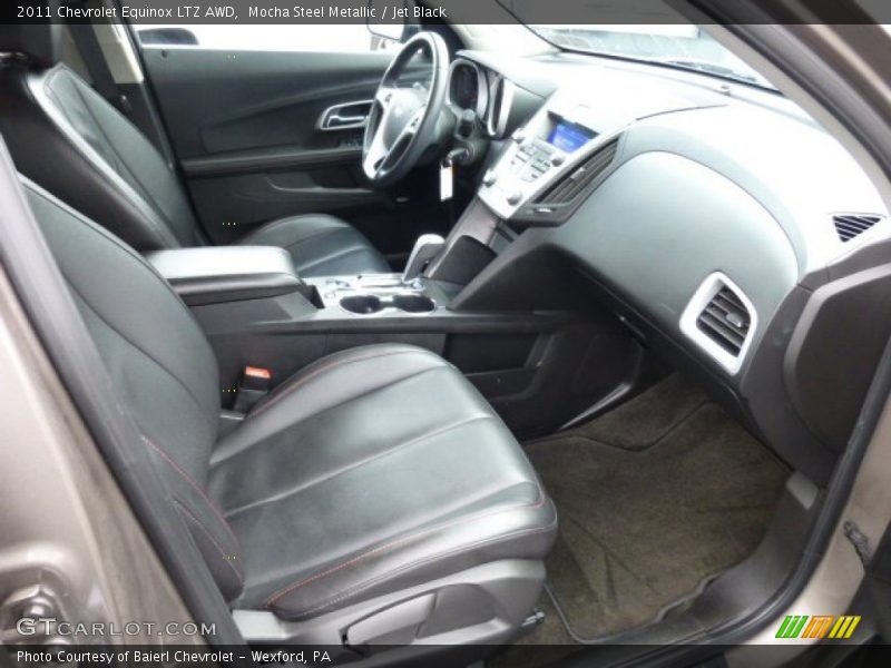 Mocha Steel Metallic / Jet Black 2011 Chevrolet Equinox LTZ AWD