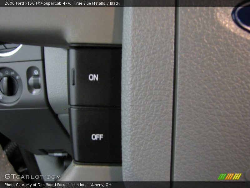 True Blue Metallic / Black 2006 Ford F150 FX4 SuperCab 4x4