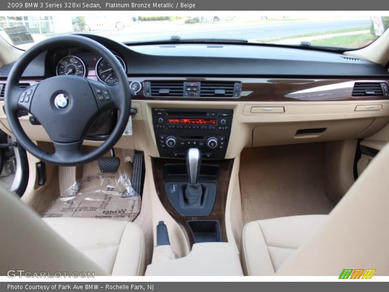 Platinum Bronze Metallic / Beige 2009 BMW 3 Series 328xi Sedan