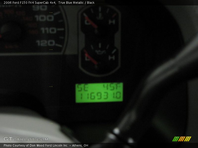 True Blue Metallic / Black 2006 Ford F150 FX4 SuperCab 4x4