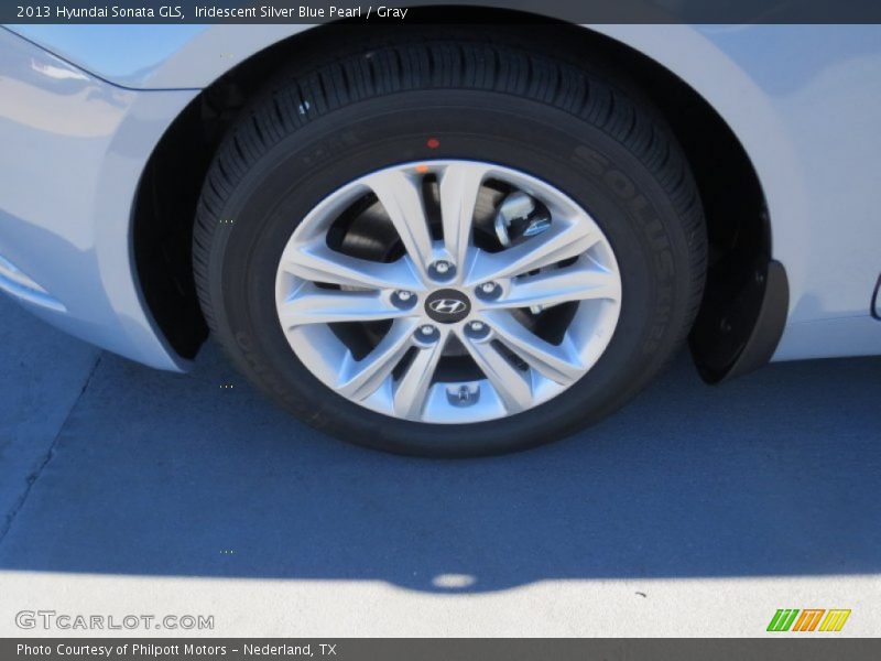 Iridescent Silver Blue Pearl / Gray 2013 Hyundai Sonata GLS
