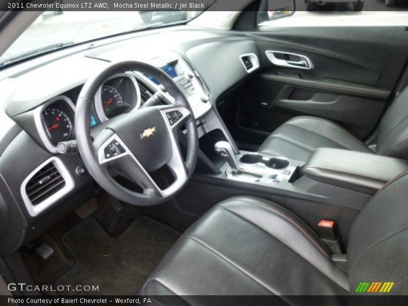 Mocha Steel Metallic / Jet Black 2011 Chevrolet Equinox LTZ AWD