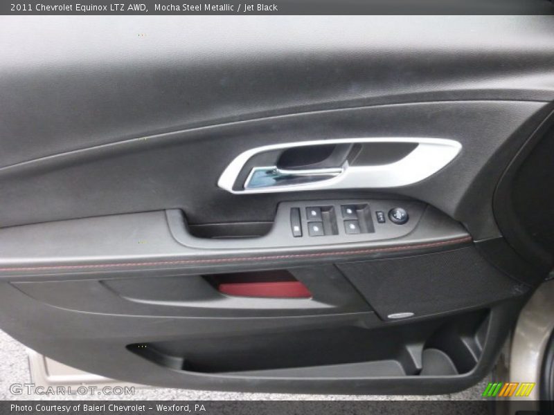 Mocha Steel Metallic / Jet Black 2011 Chevrolet Equinox LTZ AWD