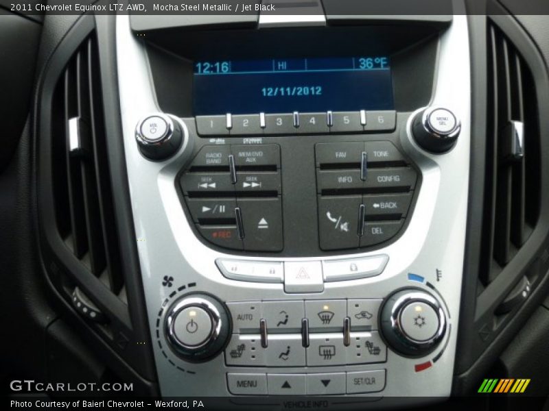 Mocha Steel Metallic / Jet Black 2011 Chevrolet Equinox LTZ AWD