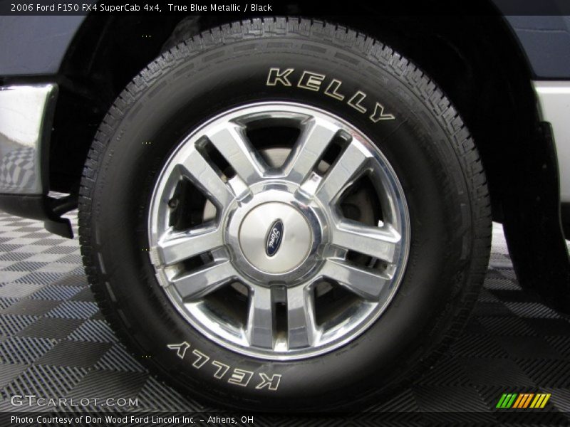 True Blue Metallic / Black 2006 Ford F150 FX4 SuperCab 4x4