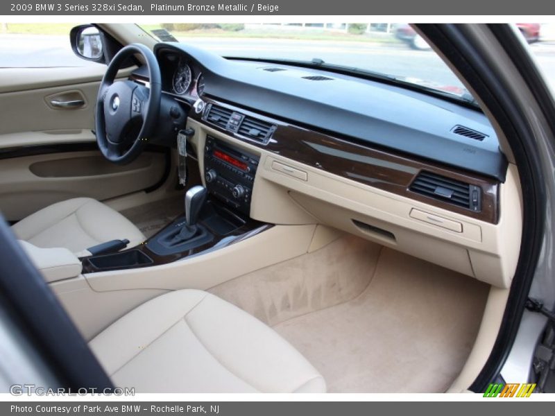Platinum Bronze Metallic / Beige 2009 BMW 3 Series 328xi Sedan
