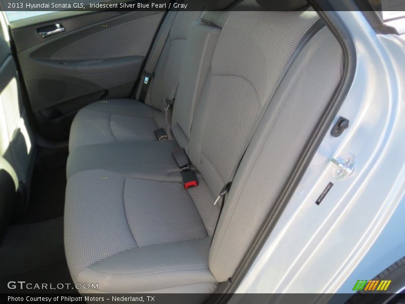 Iridescent Silver Blue Pearl / Gray 2013 Hyundai Sonata GLS