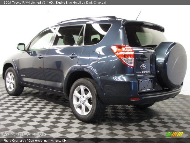 Elusive Blue Metallic / Dark Charcoal 2009 Toyota RAV4 Limited V6 4WD