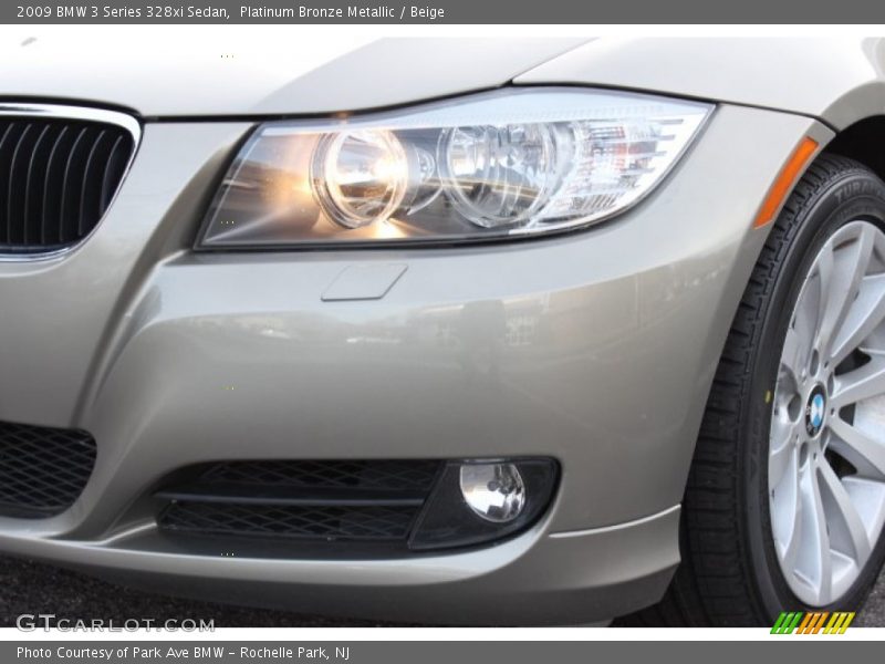 Platinum Bronze Metallic / Beige 2009 BMW 3 Series 328xi Sedan