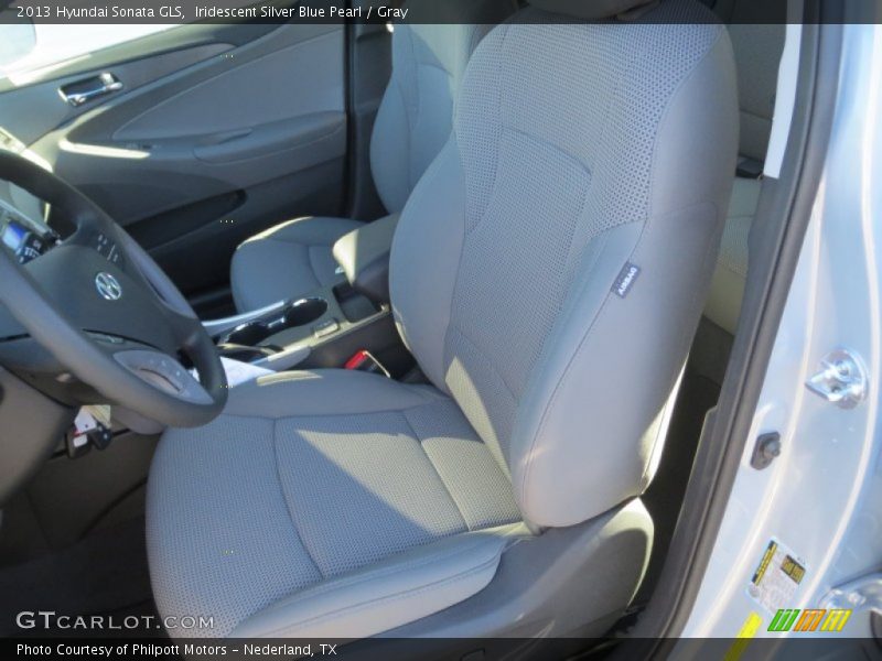 Iridescent Silver Blue Pearl / Gray 2013 Hyundai Sonata GLS