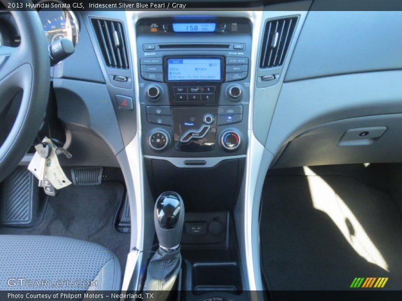 Iridescent Silver Blue Pearl / Gray 2013 Hyundai Sonata GLS