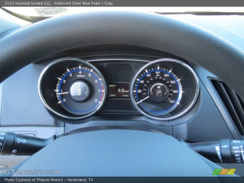 Iridescent Silver Blue Pearl / Gray 2013 Hyundai Sonata GLS