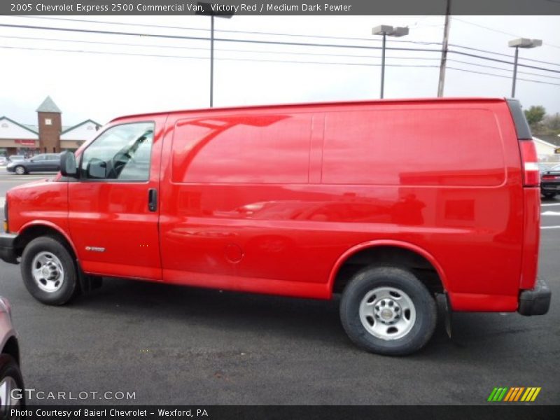 Victory Red / Medium Dark Pewter 2005 Chevrolet Express 2500 Commercial Van