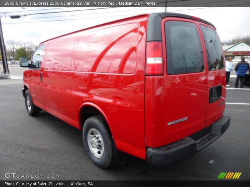 Victory Red / Medium Dark Pewter 2005 Chevrolet Express 2500 Commercial Van