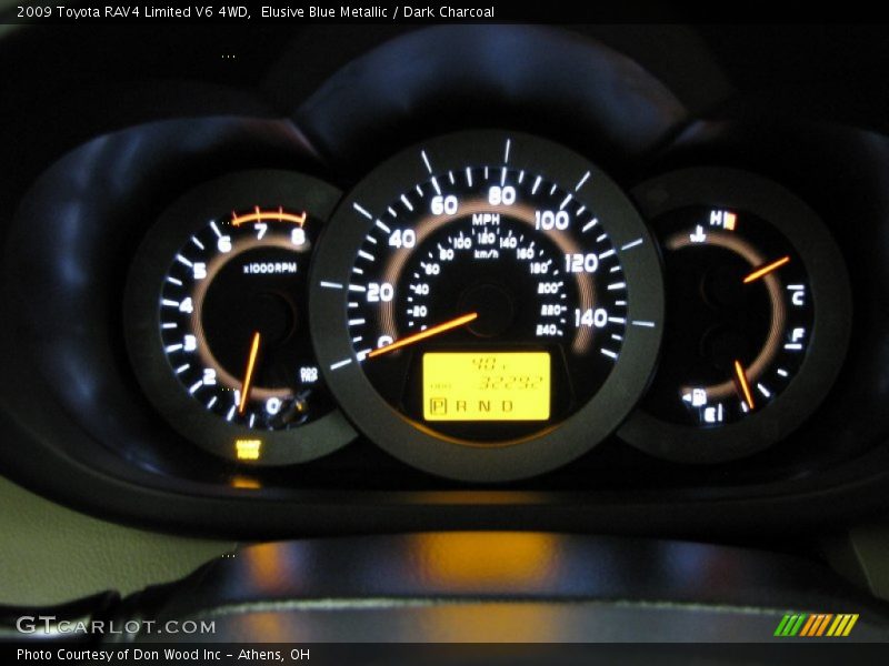 Elusive Blue Metallic / Dark Charcoal 2009 Toyota RAV4 Limited V6 4WD